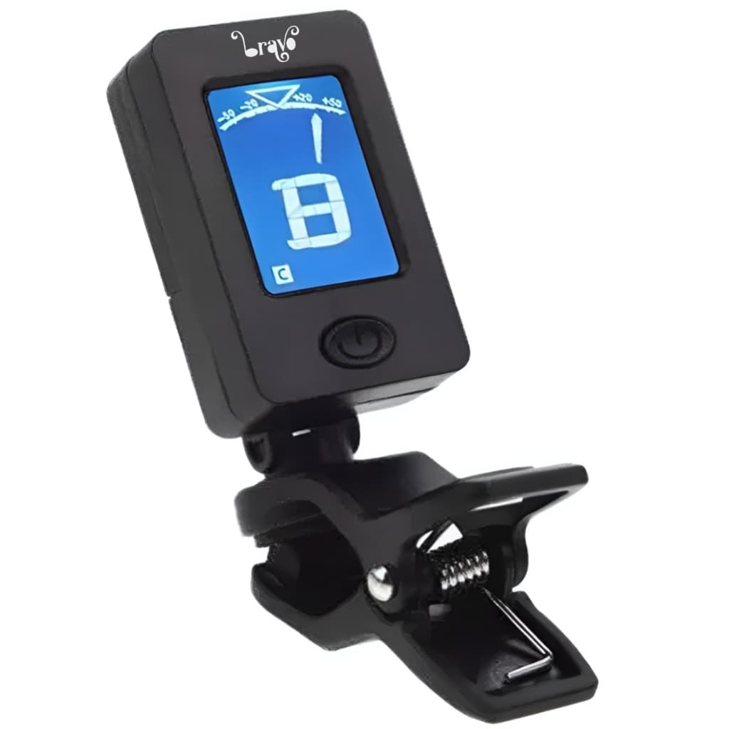Afinador Digital Cromático Clip Para Violão Guitarra Baixo Ukulele
