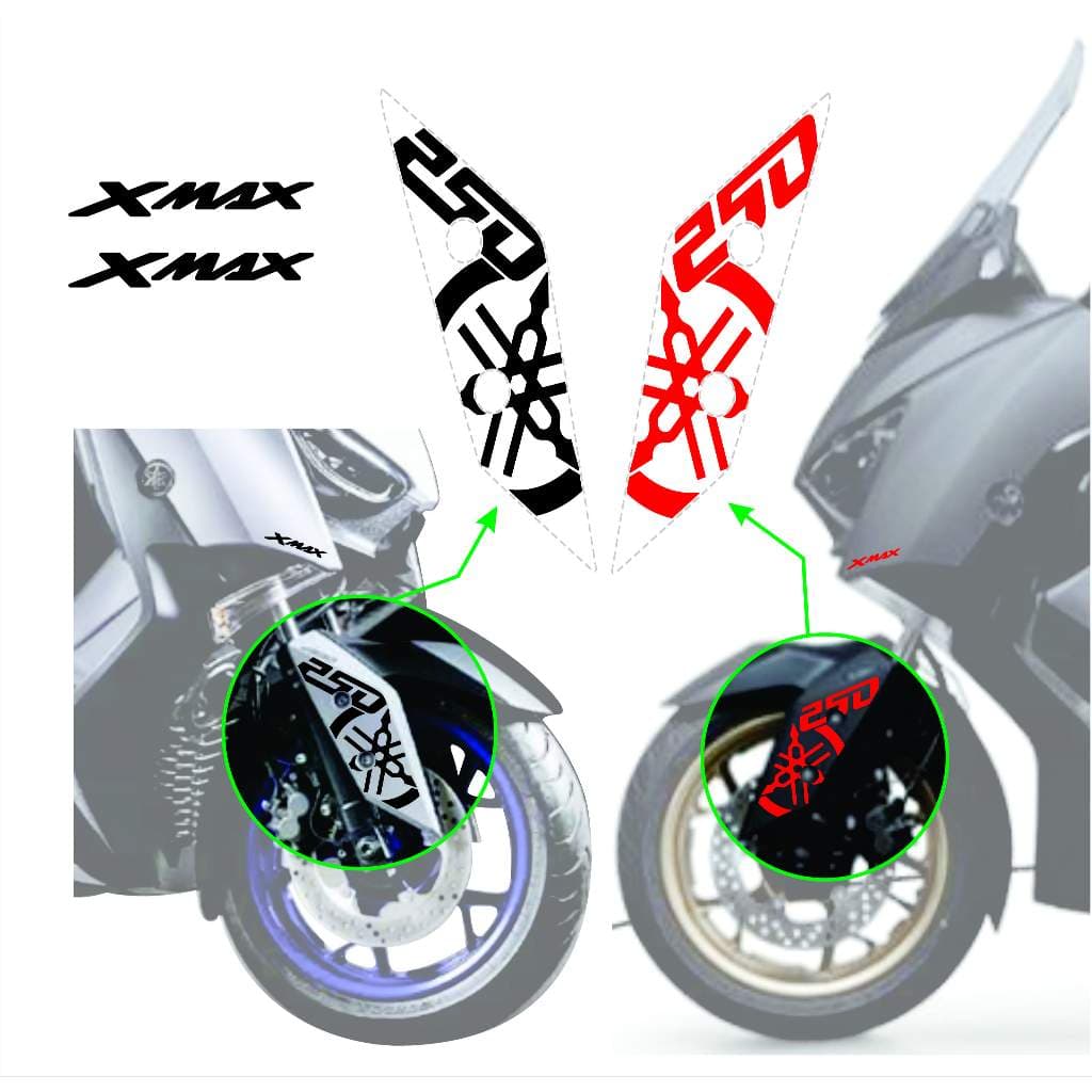Adesivo Emblema Paralamas Yamaha Xmax 250 Abs