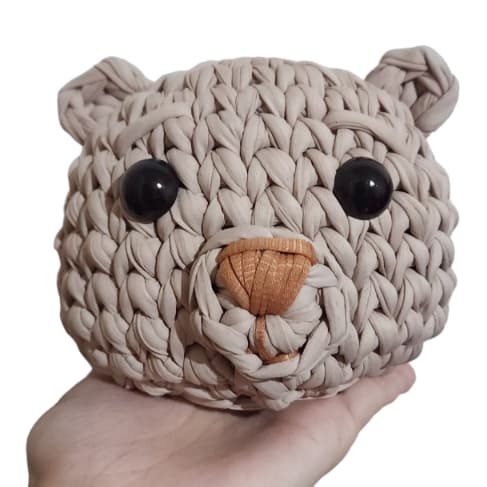 Ursinho Fio de Malha | Peso de porta |Decoração Ursinho | Coleção animais