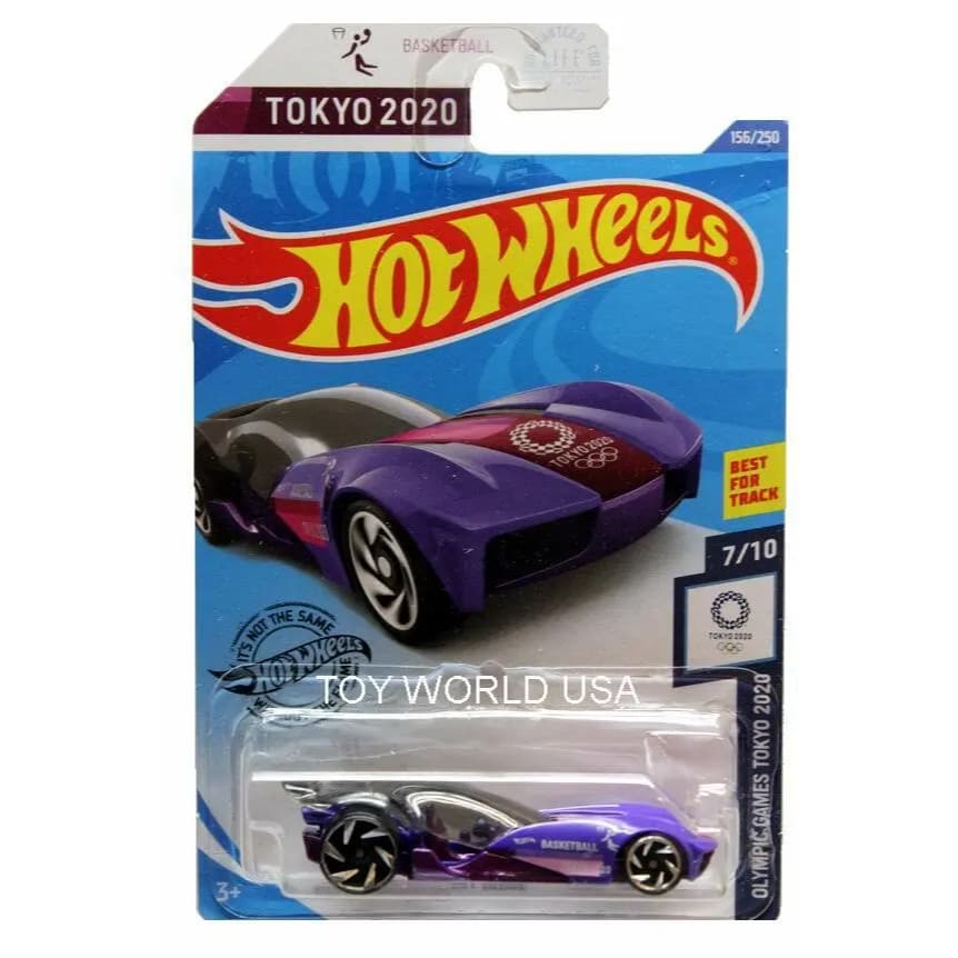 Carrinho Hot Wheels SKY DOME Roxo Lacrado - Colecionador Hot Wheels OLYMPC GAMES TOKYO 2020