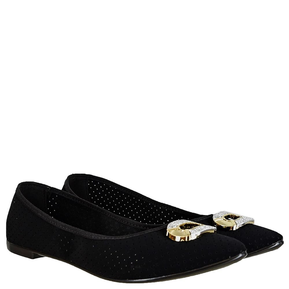 Sapatilha Feminina Moleca Strass Confortável