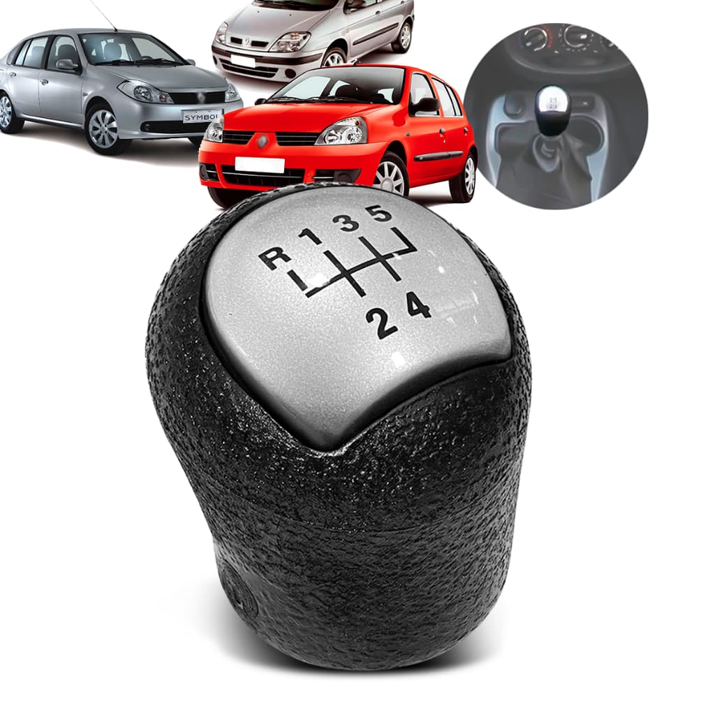 Bola Manopla Marcha Câmbio Clio Scenic Kangoo Symbol 2000 2005 2006 2010 2011 2012 2013/2016