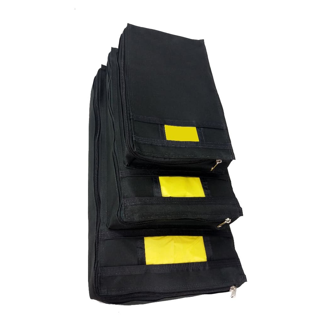 Kit C/3 Porta Sacolas De 3 Medidas Supermercado Lojas Feiras