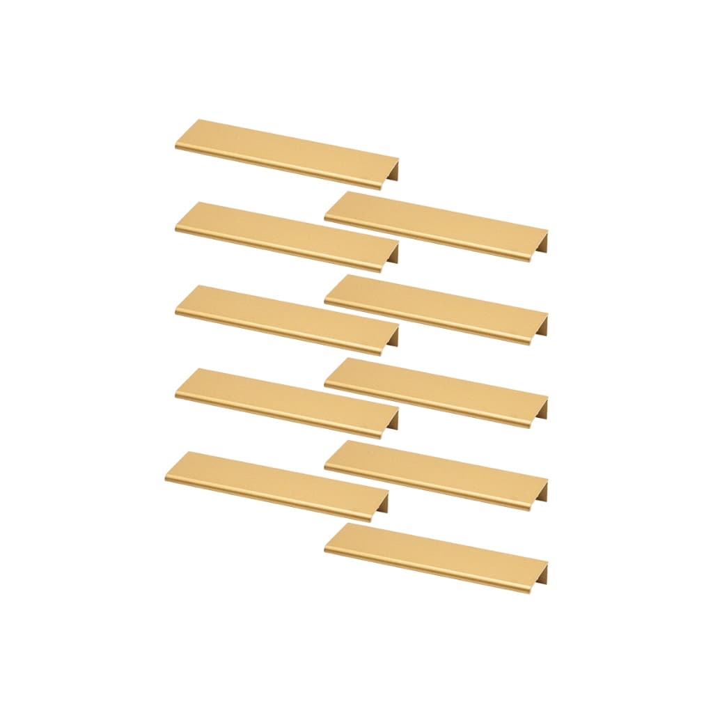 12 Uni Puxador Slim Gaveta Armario Movel Aluminio 64mm Tito