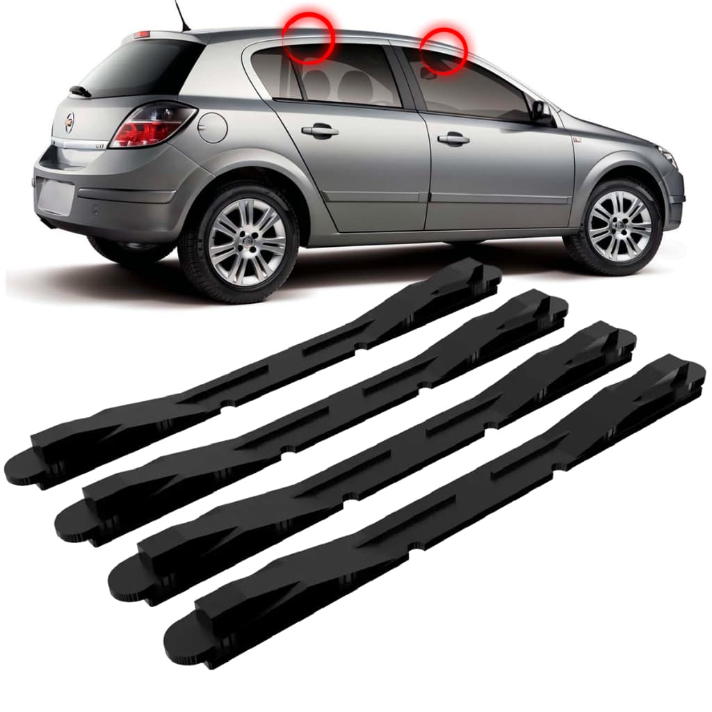 Kit 4 Tampa Cobertura Friso Teto Vectra Gt Gtx 2008 2009 2010 2011