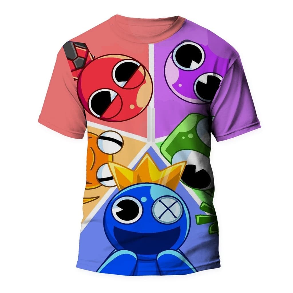 CAMISETA ADULTO/INFANTIL SUBLIMAÇÃO RAINBOW COLORIDA (2)