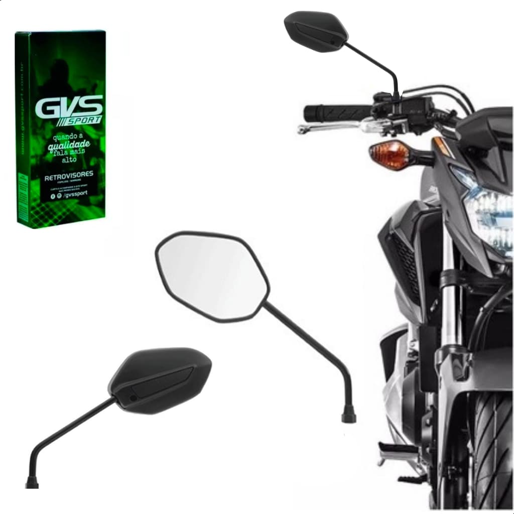Retrovisor Gvs Modelo Para Honda Nova Cg Titan 2014 150 Par