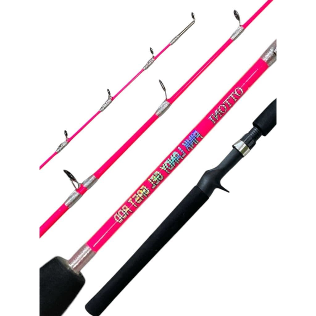 Vara Pesca Piapara  PINK LANDY GEL 1,20m 15-30lbs P/carretilha Inteiriça Ottoni