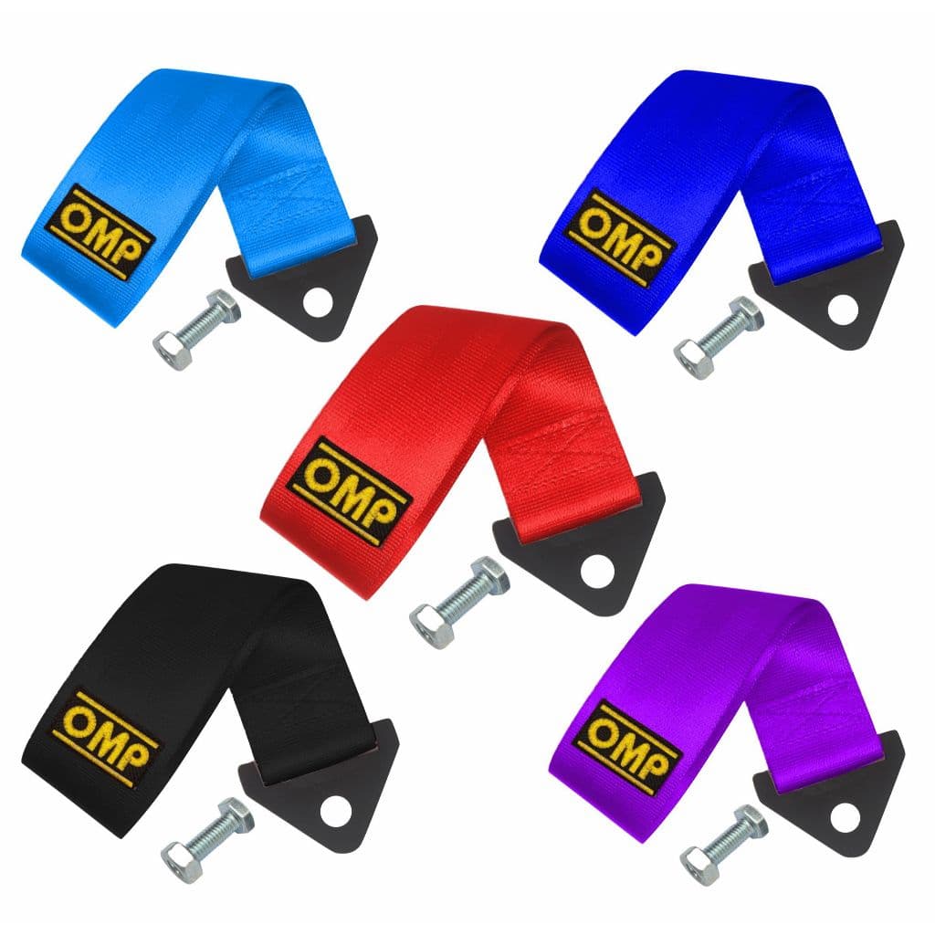 Tow Strap OMP Hook Racing Fita Cinta De Reboque Engate 14 Cores Diferentes