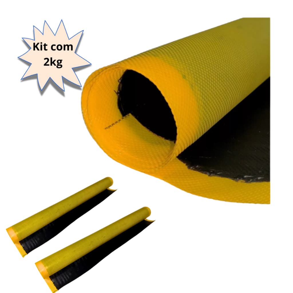 Lona Trançada P/ Conserto Vulcanização De Pneus Rolo Com 2kg