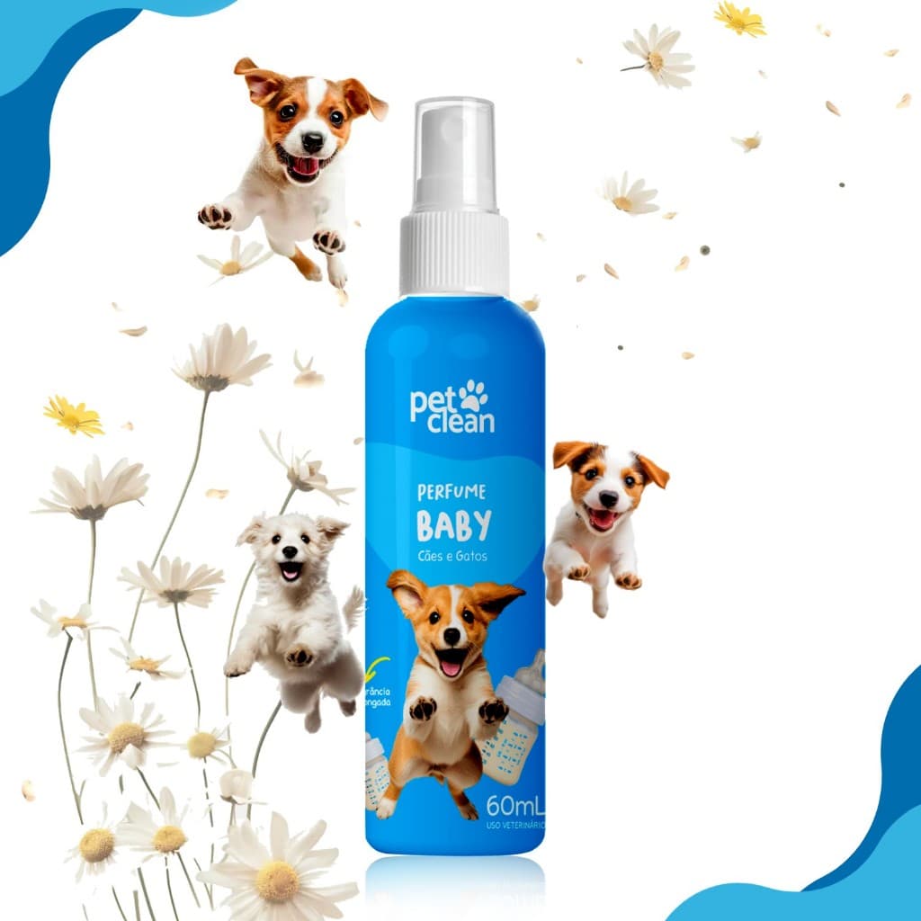 Perfume Baby Filhotes Cachorro e Gato Pet Clean