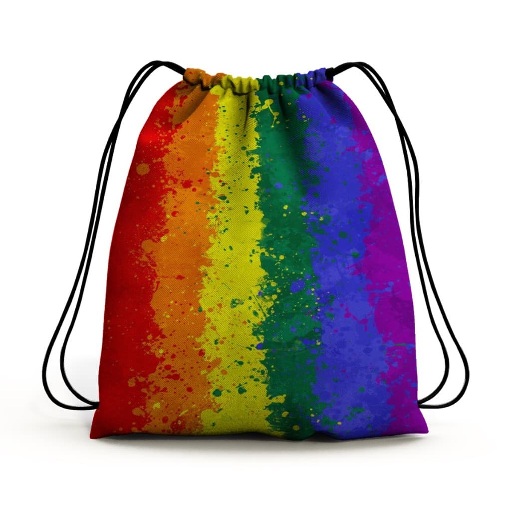 Bolsa Mochila Saco Unissex LGBT: Orgulho e Estilo em Cada Detalhe - ideal para seu dia a dia, esportes, caminhada