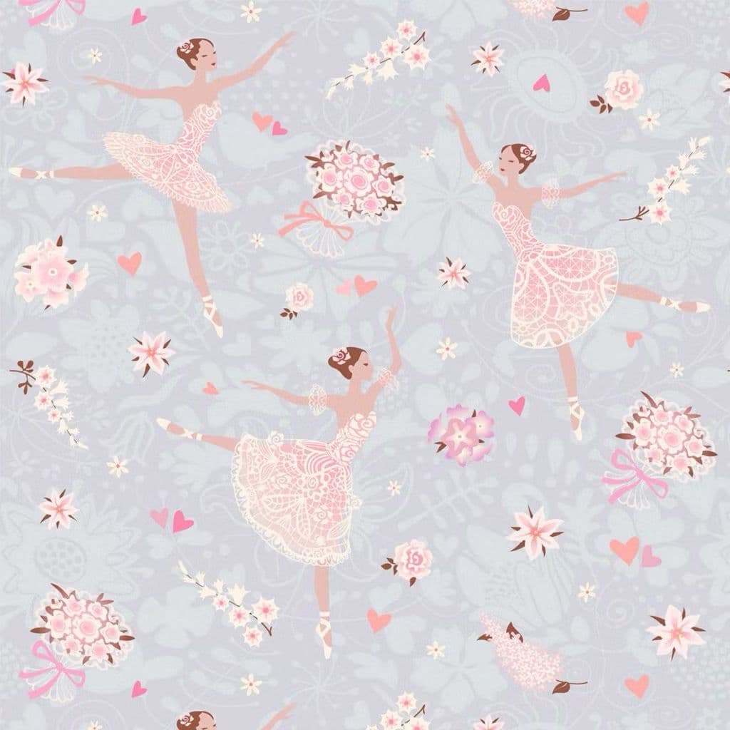 Papel de Parede Efeito 3D 10 METROS Bailarina x 45CM Adesivo Autocolante