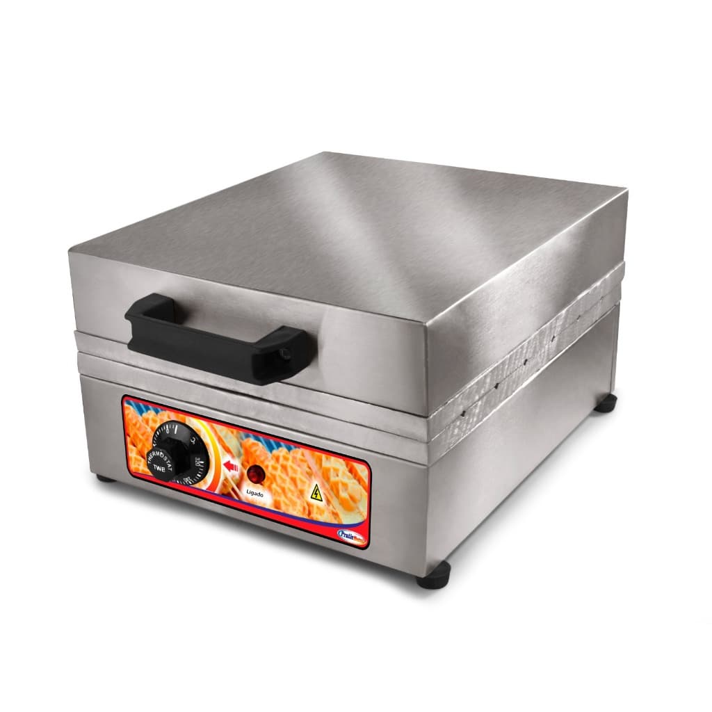 Máquina de Crepe no Palito com Termostato Profissional