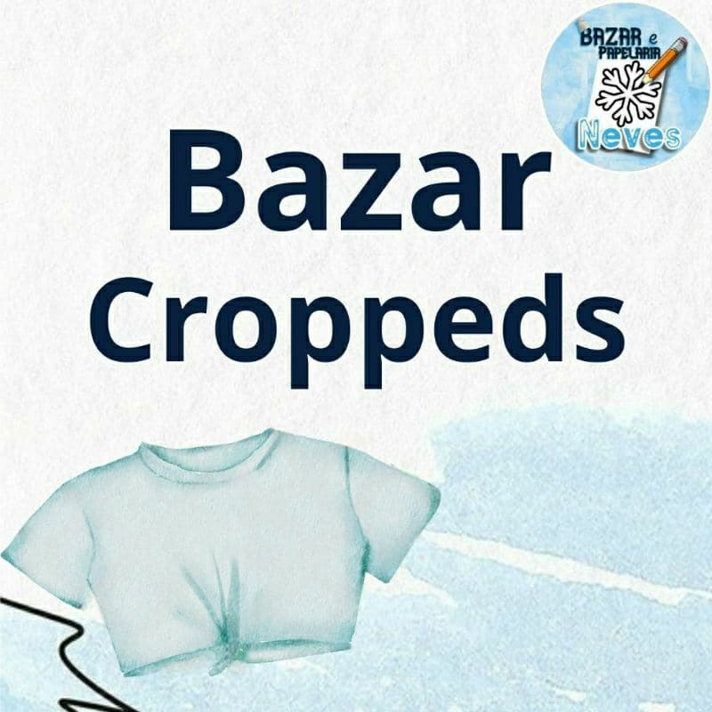 Cropped brechó bazar desapego