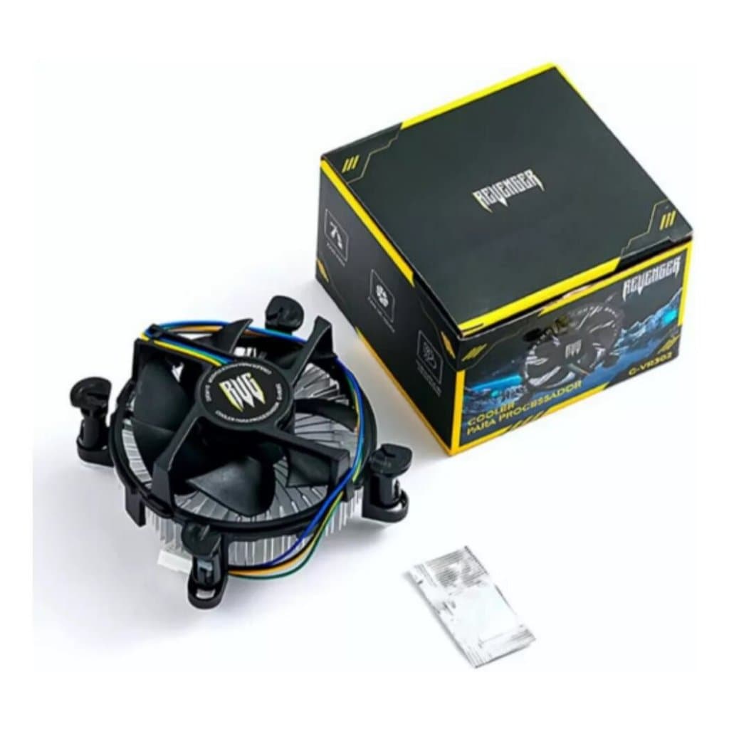 Cooler Para Processador Intel 775/1155/1150/1151 Fan 90 Mn -vr302