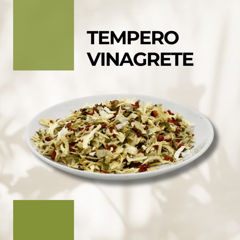 Tempero Vinagrete em Flocos - 100% Natural - Sem Sal - 100g, 200g, 300g - Aldeia