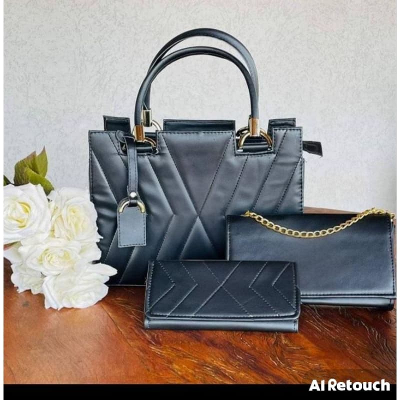 Bolsas kit 3 peças várias opções para seu look acompanha alça transversal