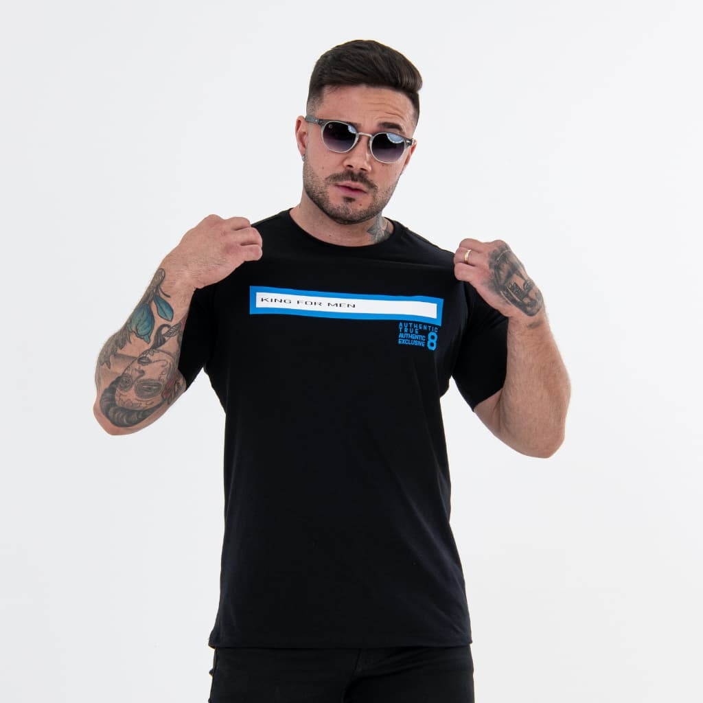 Camiseta Masculina Moda Jovem Algodão Fio 30.1 Premium