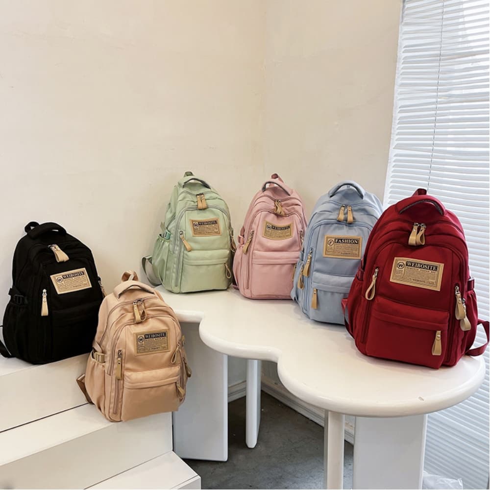 mochila feminha coreana de grande capacidade