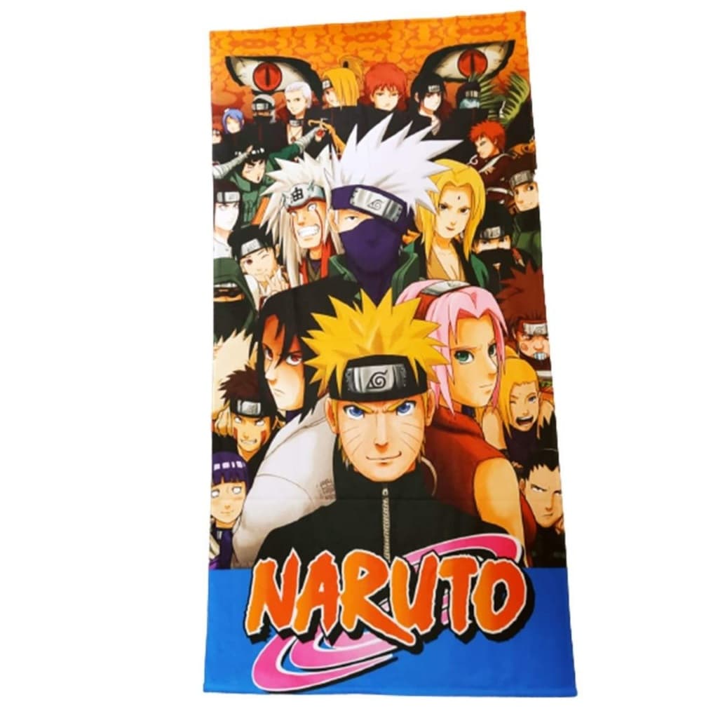 Toalha De Banho Praia Piscina Anime Naruto Shippuden Personagens