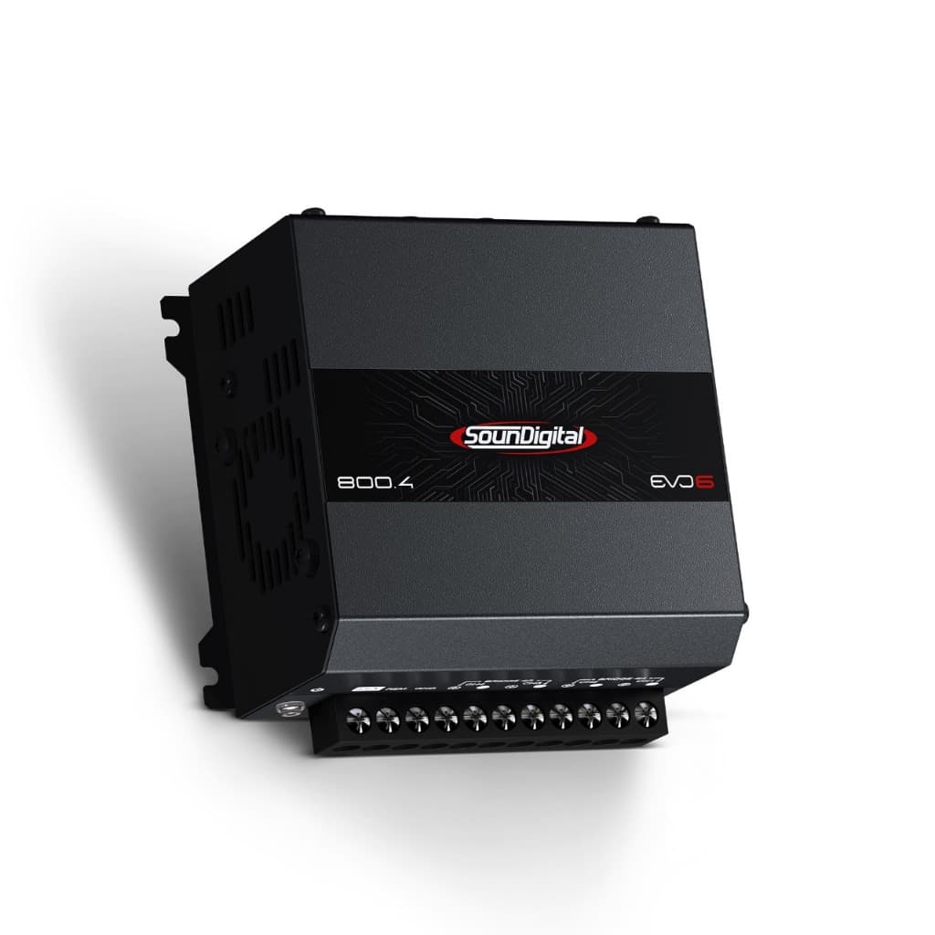 Módulo Amplificador Soundigital 800.4 EVO6 Lançamento - 800w em 4 canais promoção