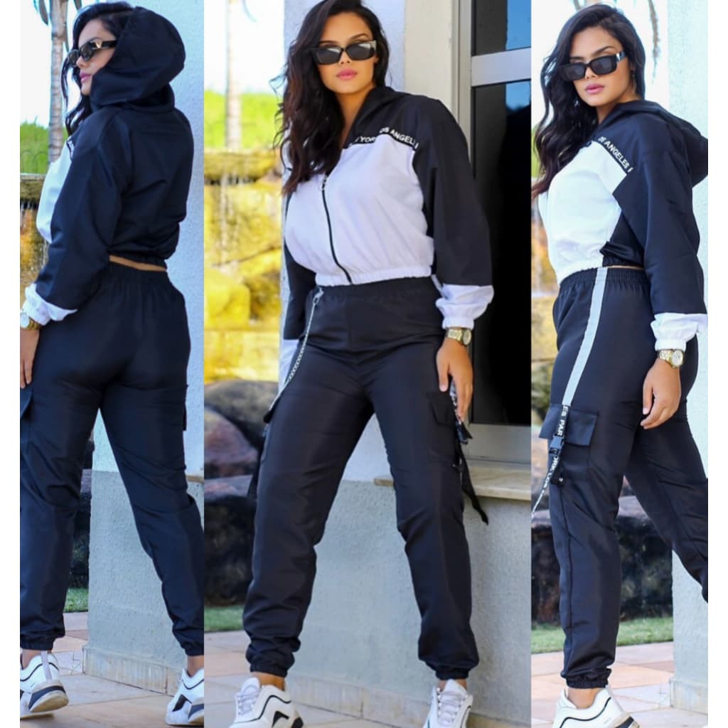 CONJUNTO FEMENINA BICOLOR TENDENCIA MODA GRINGA