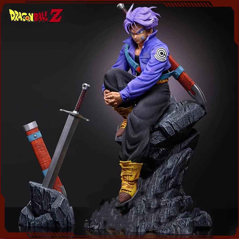 Trunks 28cm Action Figure Dragonball Z Figura de Ação Dragon ball GT Super Heroes Coleção Geek Anime enfeite decoração