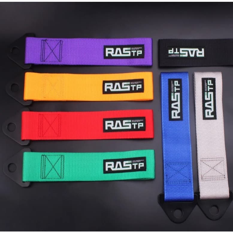 Tow Strap RASP Hook Racing Fita Cinta De Reboque Engate 14 Cores Diferentes