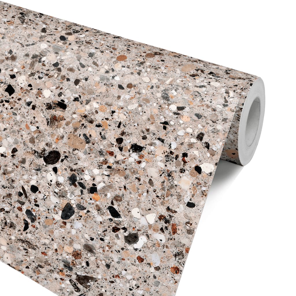 Papel de Parede Granilite Granilha Adesivo Lavável Para Banheiro Cozinha Lavanderia Área Gourmet