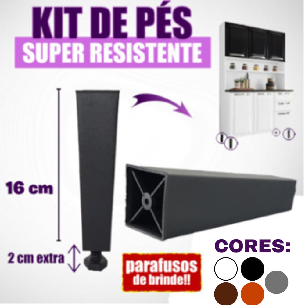Pés para Armário de Cozinha Niciole,valdemoveis,imop, 24