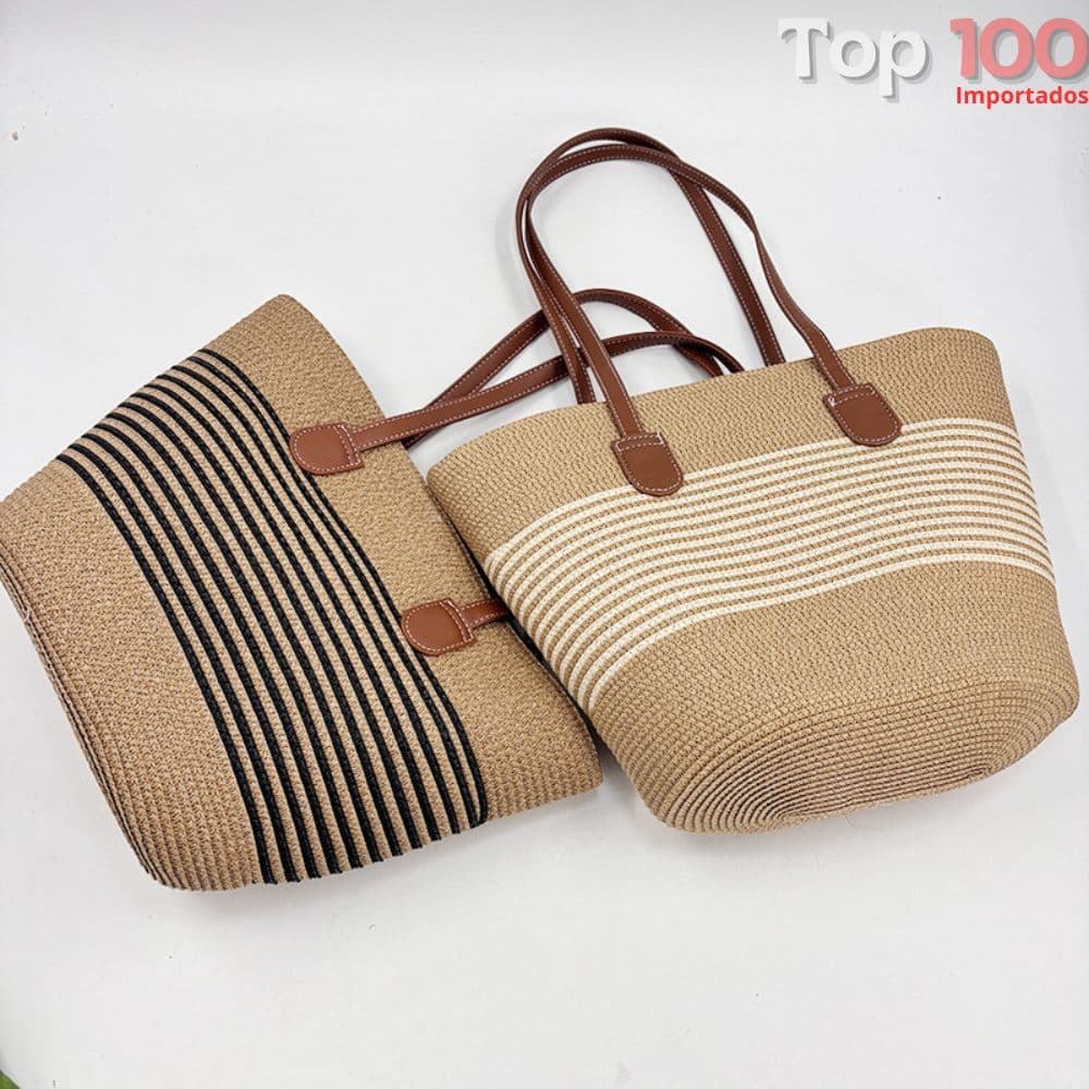 Bolsa de Palha Verão com Alças SZJ-68031