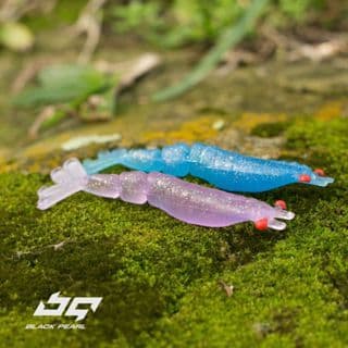 Isca Artificial Micro Camarão Soft Para Robalo Garoupa 6,5cm - 3 Unidades