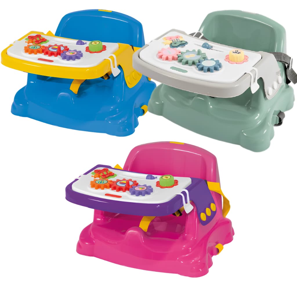 BM Cadeira ALIMENTAÇÃO Portátil cadeirinha 2x1 Infantil de Alimentação e Didática Para Bebê Cadeirão Papinha