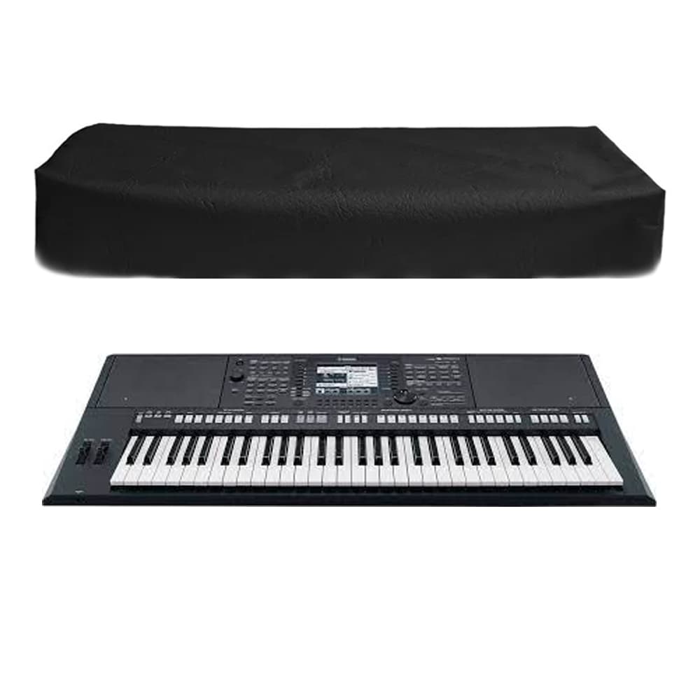 Capa para Teclado Musical 95cm x 34cm x 10cm Preto Impermeavel