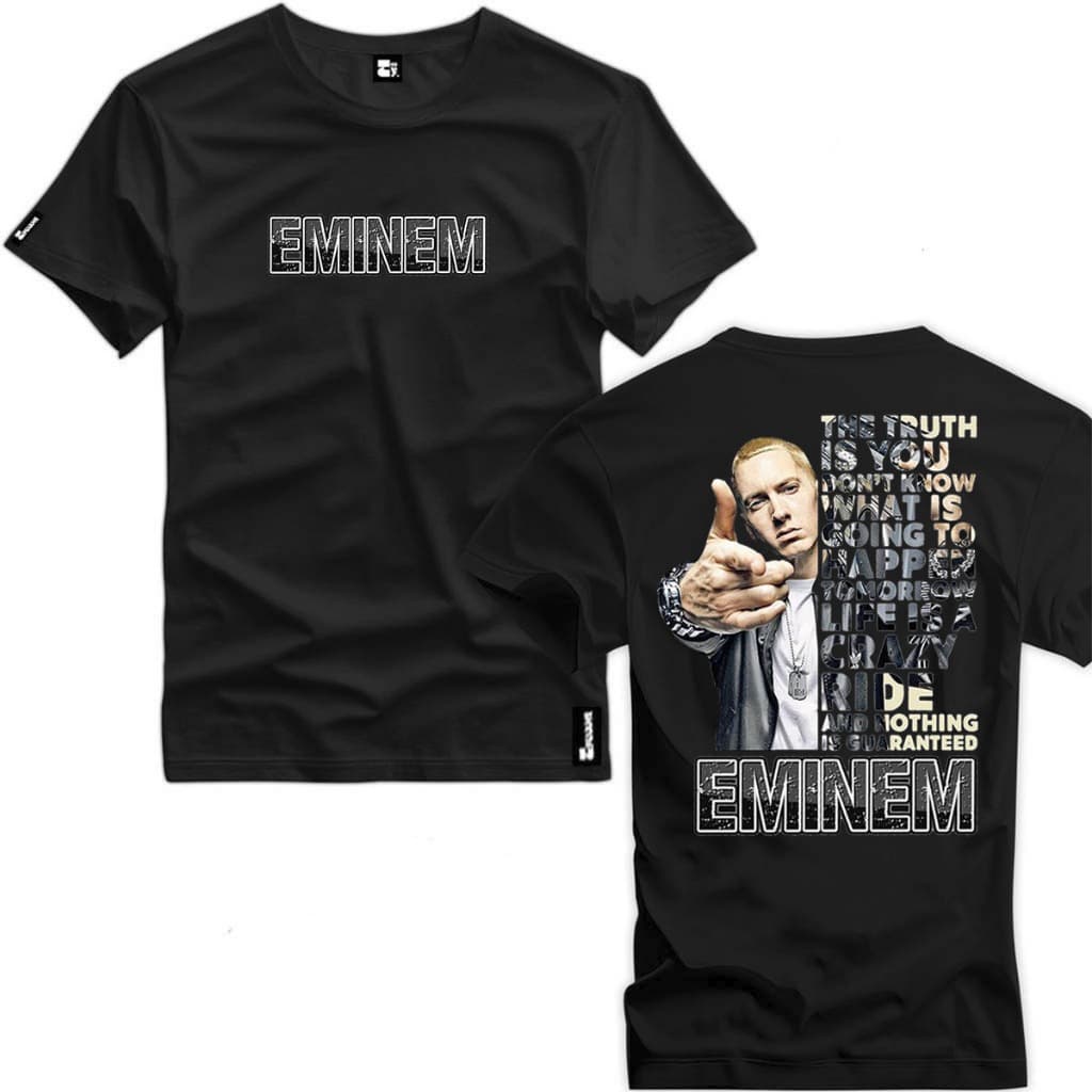Camisa Camiseta Modelo Exclusivo Eminem Gangstar Tshirt Algodão Premium