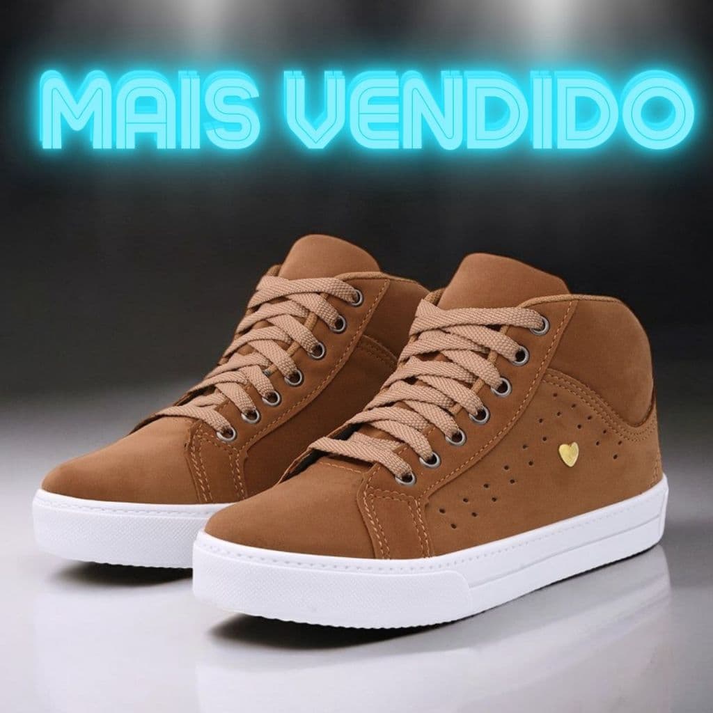 Bota Feminina Tênis Casual Feminino Botinha NP Moda Blogueira Linda Estilo Envio Rápido Várias Cores