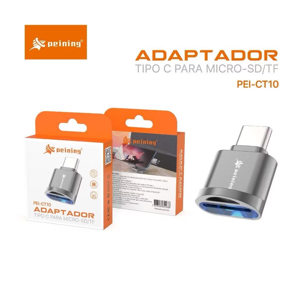 [NEW]Mini Adaptador USB-C Para Micro-SD/TF – PEI-CT10