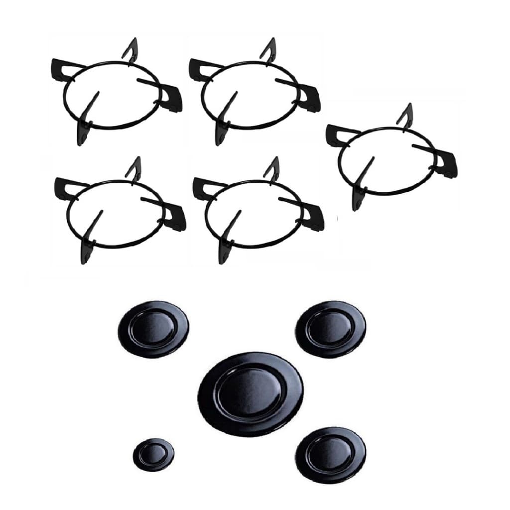 Kit Espalhador e Grelhas Cooktop Fischer 5 Bocas