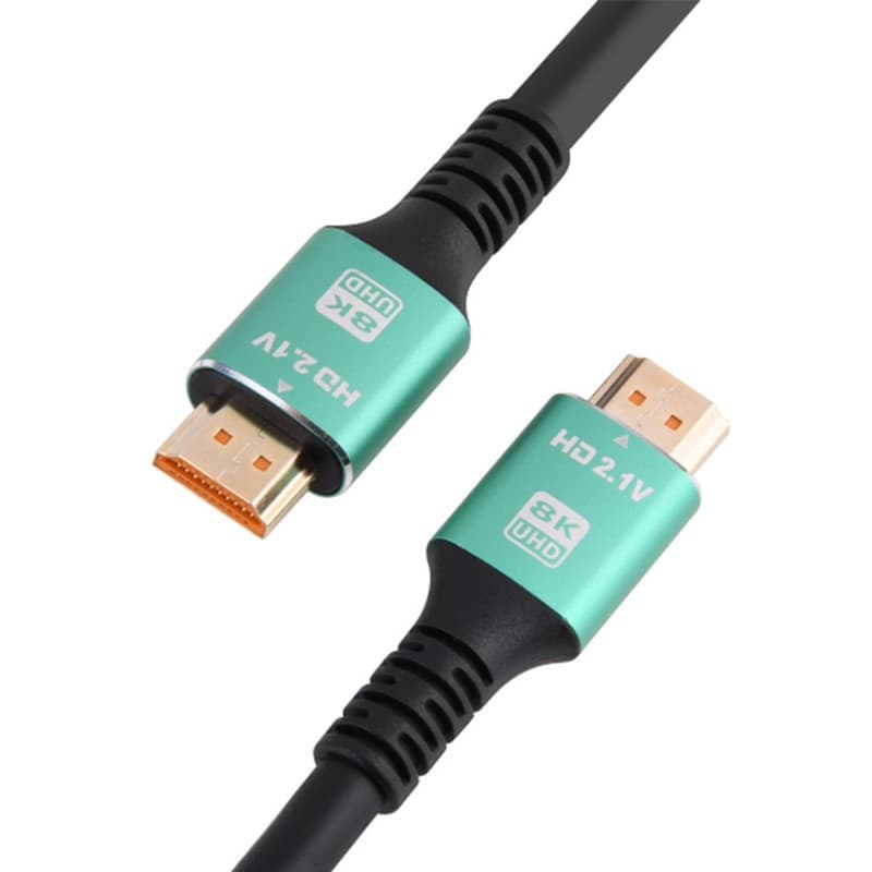 Cabo Hdmi 2.1 8k, 4k, 2k Ultra Hd Banhado a Ouro - 1,5 Metros, 3 Metros, 5 Metros, 10 Metros