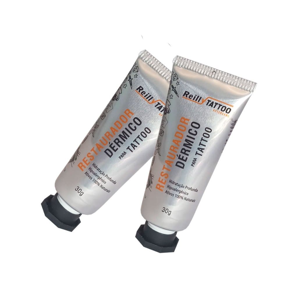 Pomada Cicatrizante Reilly Tattoo Tubo com 30g - 2 Unidades