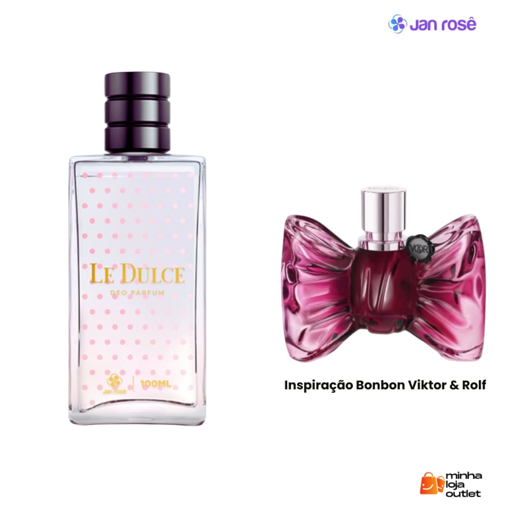 Deo Parfum Le Dulce 100 Ml  Jan Rosê