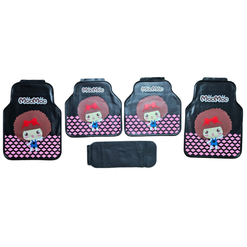 Conjunto Tapete Automotivo 5 Peças, Personagens e Marcas