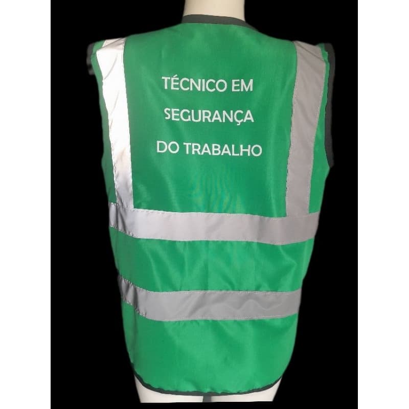 Colete Refletivo Cipa/Cipeiro Cruz Verde - SEGURANÇA DO TRABALHO