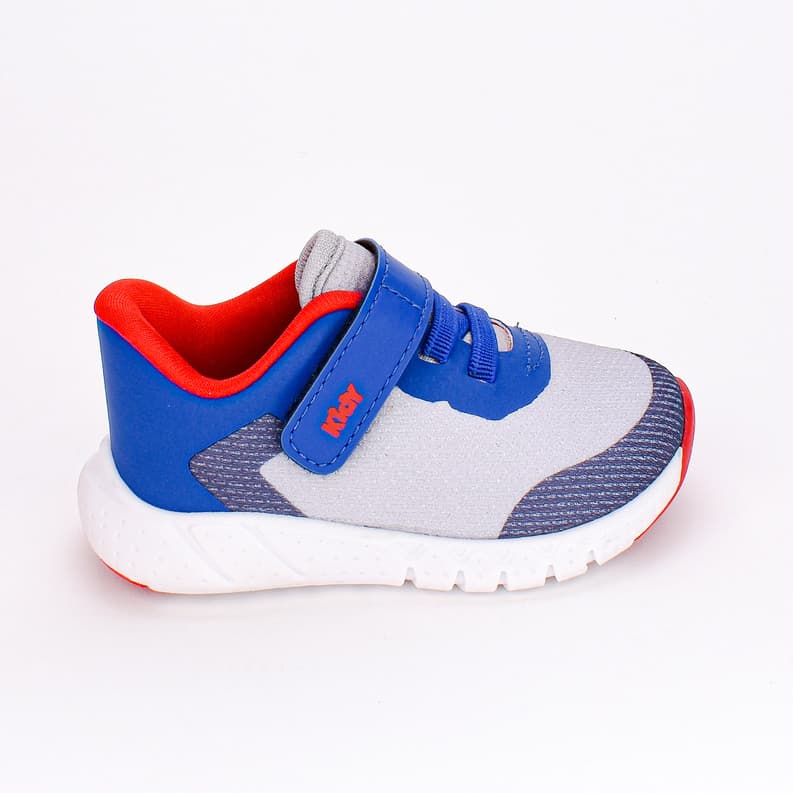 Tênis Infantil Menino Kidy Casual Equilíbrio Branco Azul