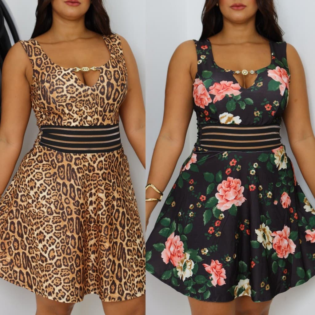 Vestido boneca rodado com bojo