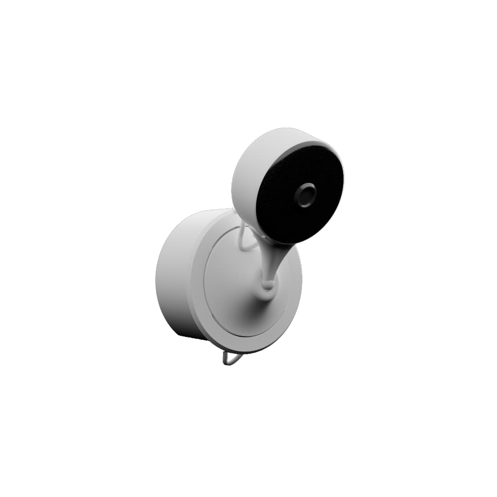 Splin Suporte Tomada para Câmera Inteligente Interna Alexa  Intelbras MIbo iM3 C - encaixe fácil na tomada sem furos