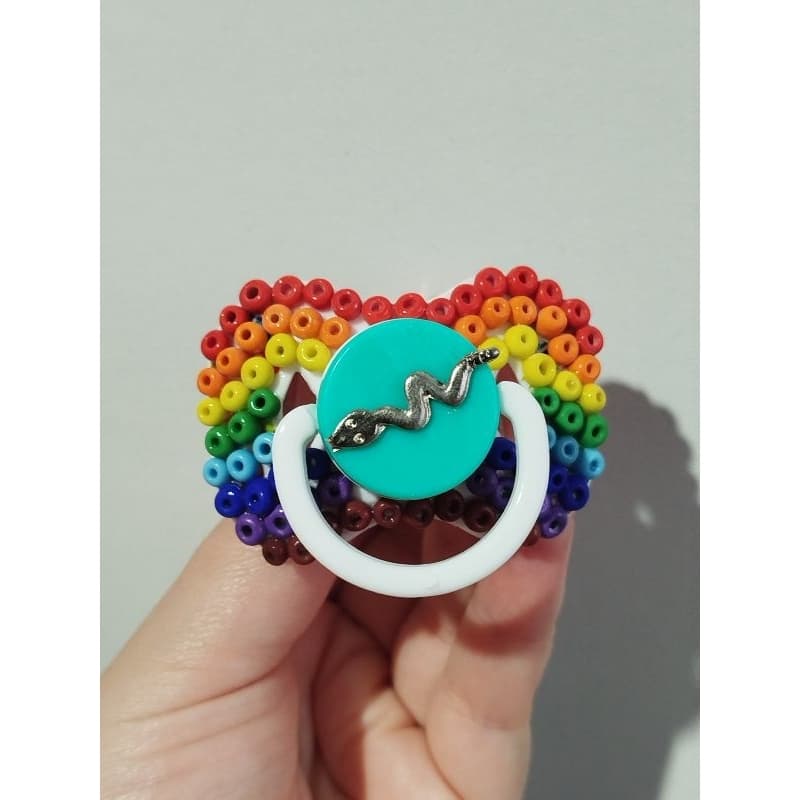 Chupeta erê de Oxumarê 🌈 🐍