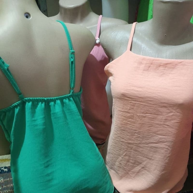 blusa regatas tecido duna  sem bojo