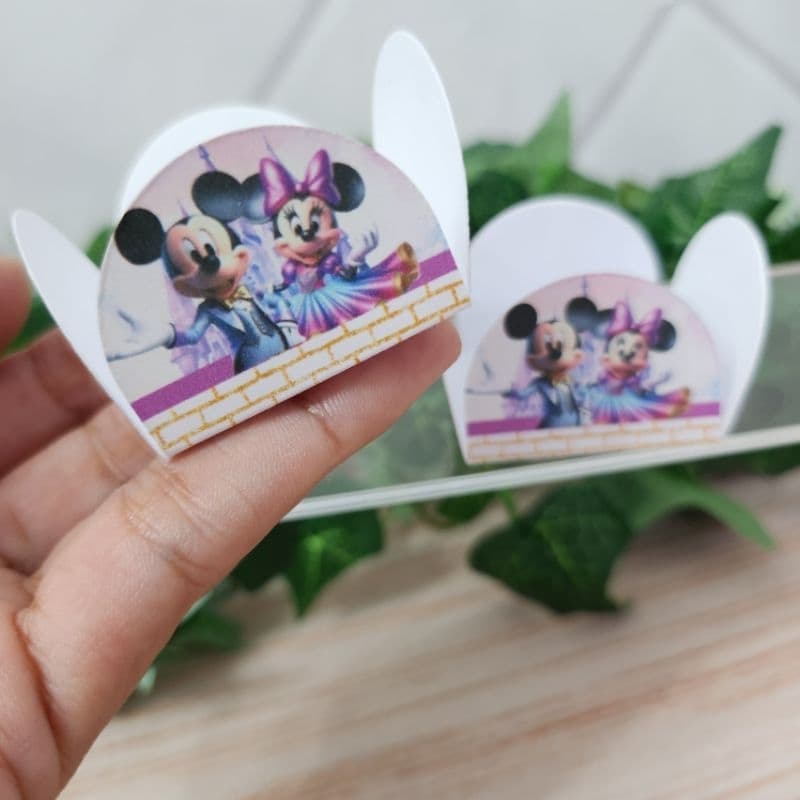 Forminha para Docinho Personalizada Disney 50 anos Caixeta Docinho